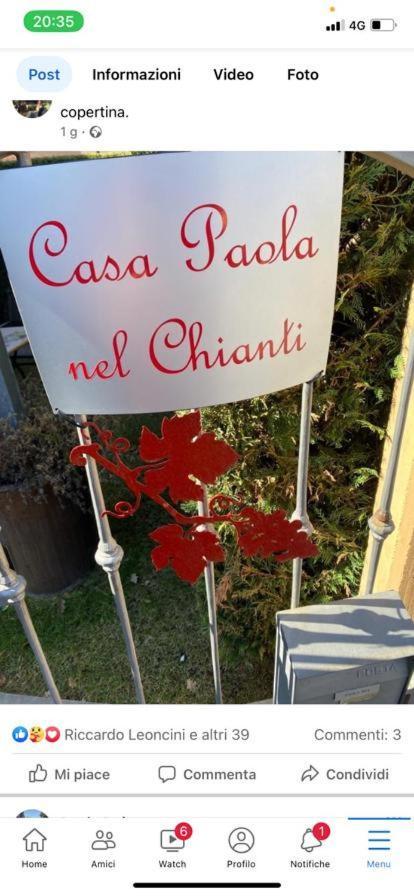 Bed and Breakfast Casa Paola Nel Chianti Castelnuovo Berardenga Zewnętrze zdjęcie